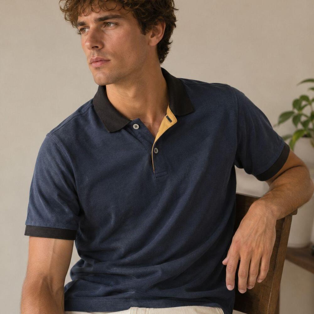 Anana republic navy dress polo